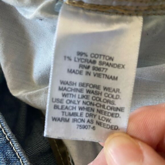 Allen B Camo Denim Cut off Shorts size 6 - Picture 7 of 9